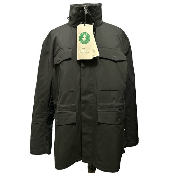 Save The Duck Men’s 2 In 1 Water Resistant Jacket XXL Black NWT - Picture 2 of 8